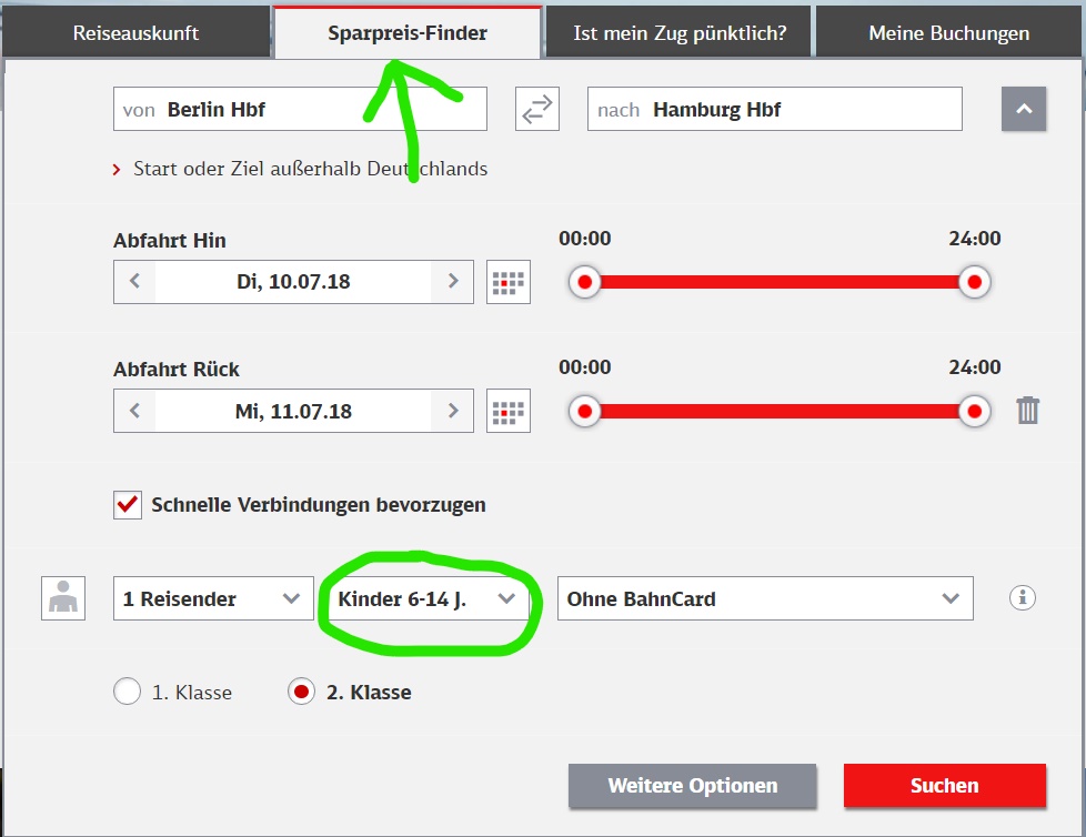 Buchung eines Hundetickets bei der Bahn